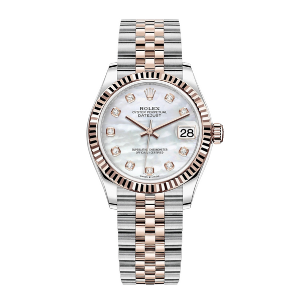 Rolex Datejust 31 Two-Tone Mother of Pearl Diamond Dial