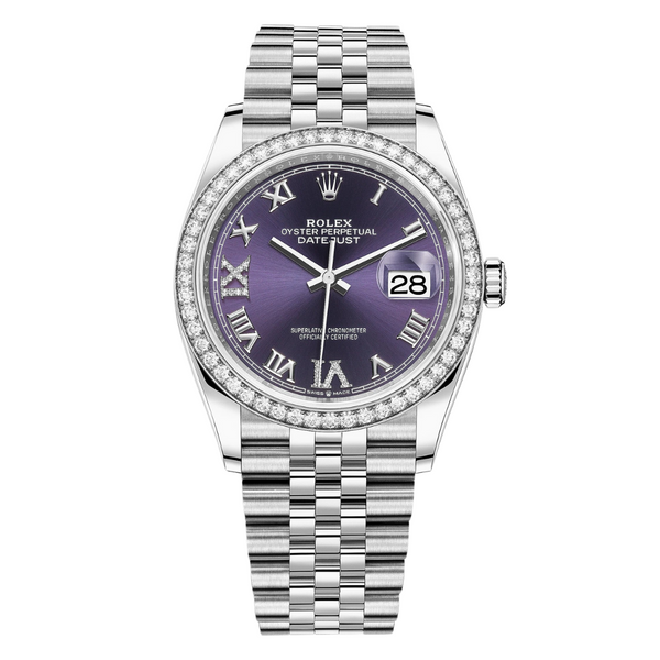 Rolex Datejust 36 Aubergine Diamond Dial