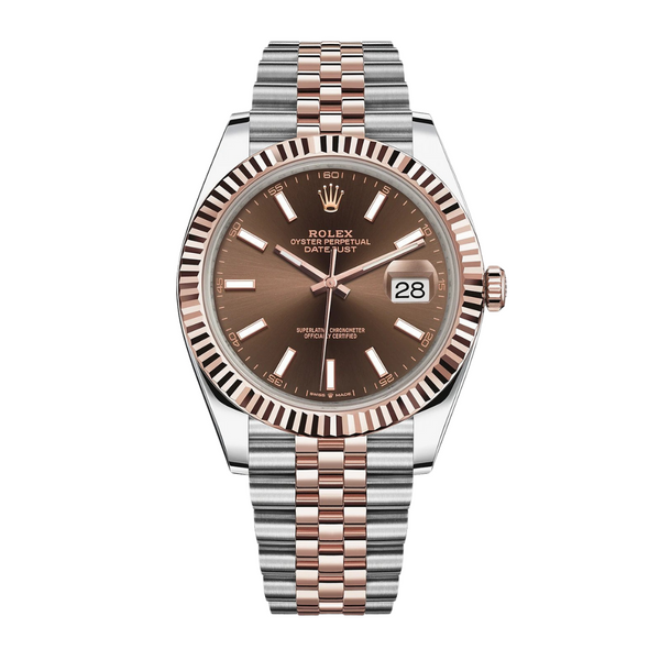 Rolex Datejust 41 Chocolate Index Dial