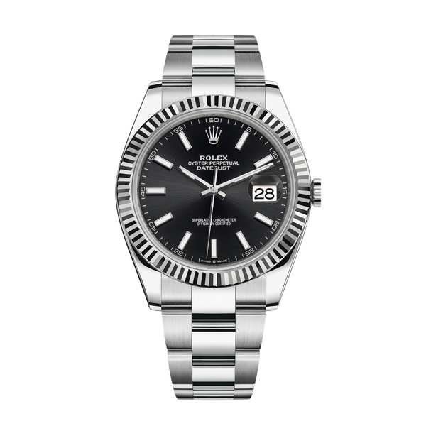 Rolex Datejust 41 Black Index Dial