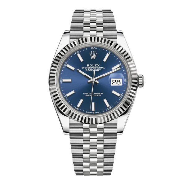 Rolex Datejust 41 Blue Index Dial