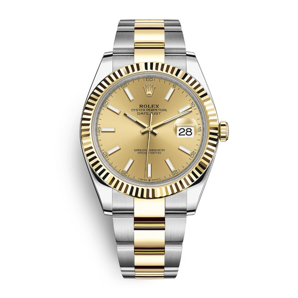 Rolex Datejust 41 Champagne Index Dial